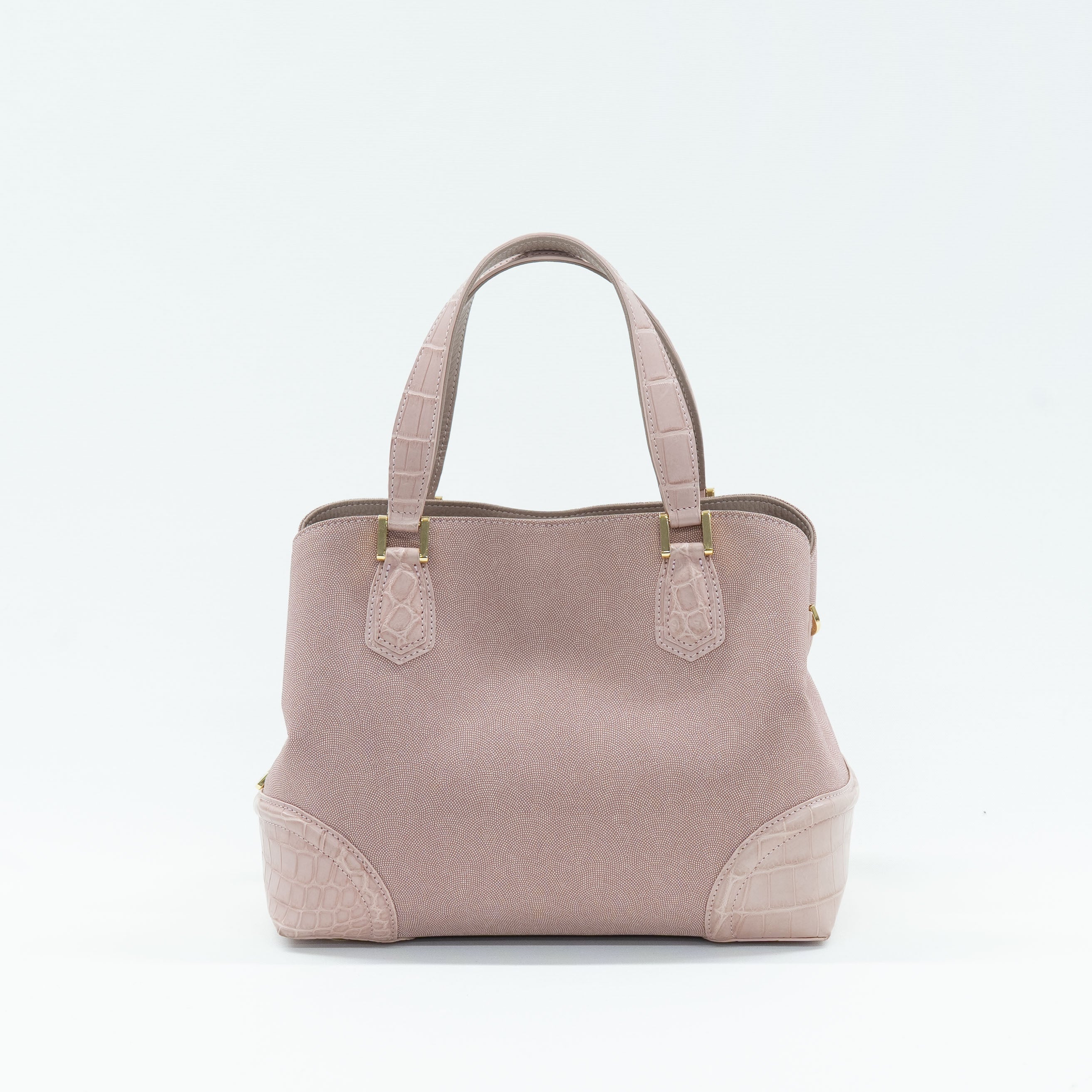 江戸小紋＆クロコダイル
コンビバッグ