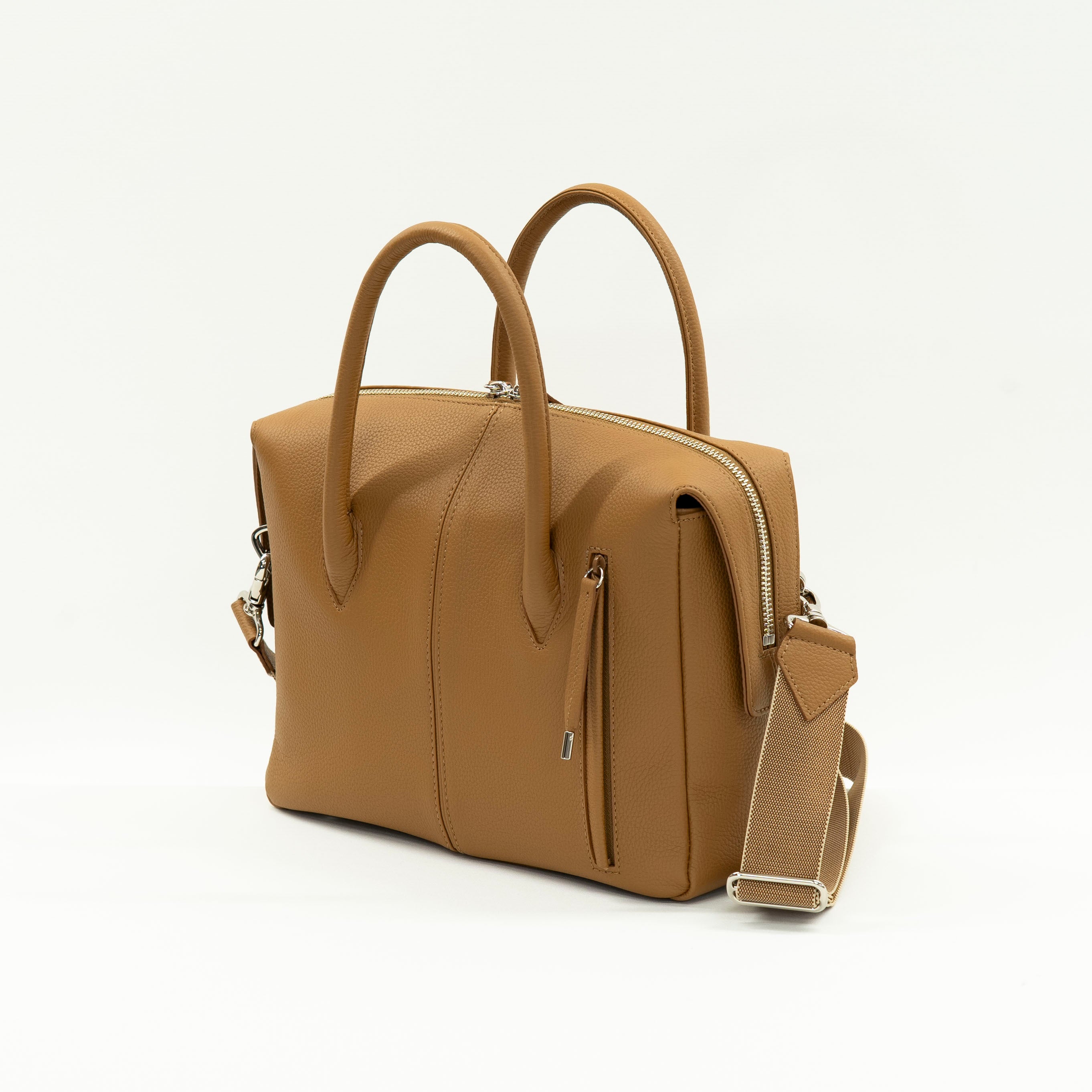 牛革シュリンク　ビジネスバッグレディースＭ【SOP001】