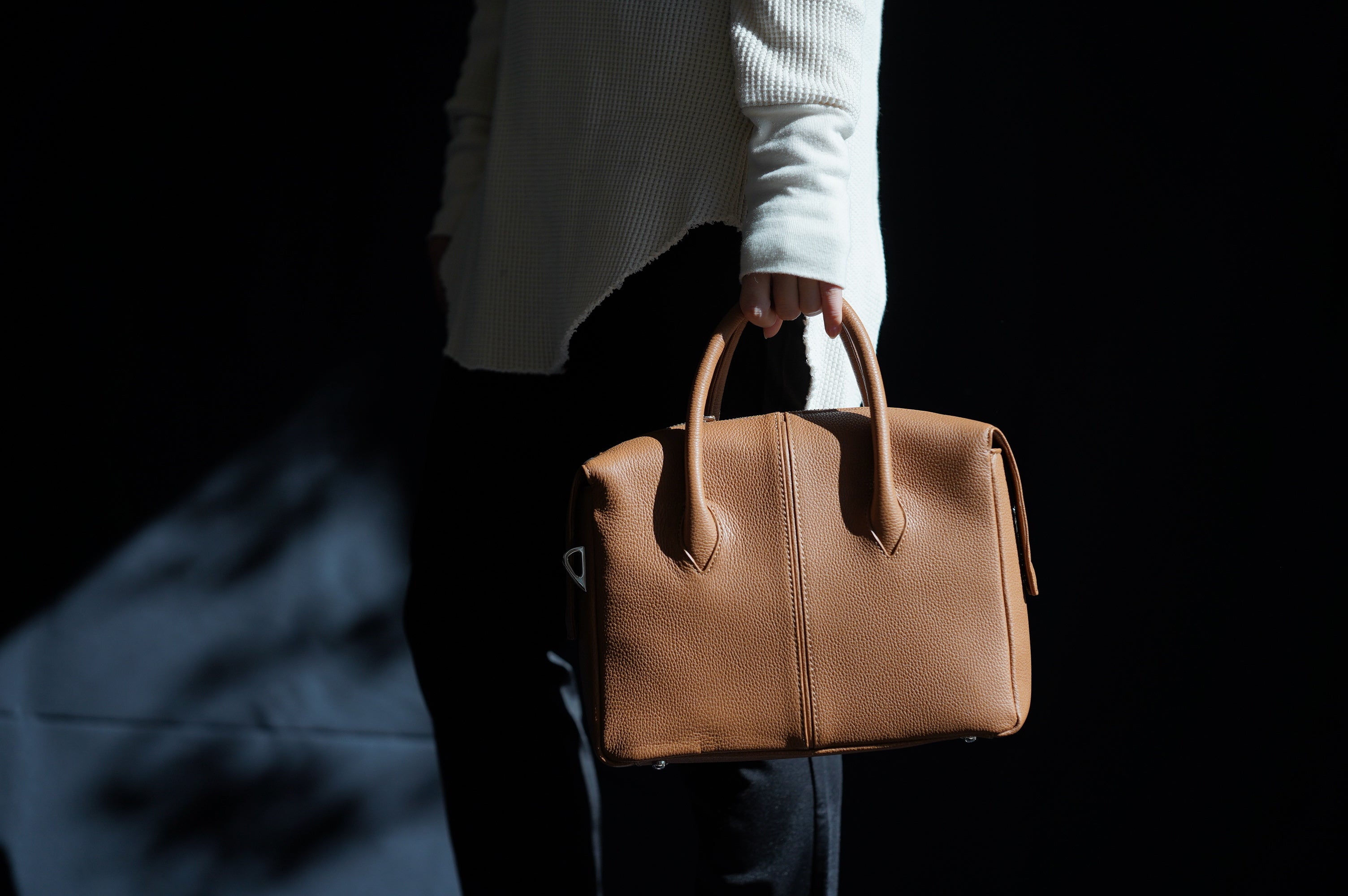 牛革シュリンク　ビジネスバッグレディースL【SOP002】