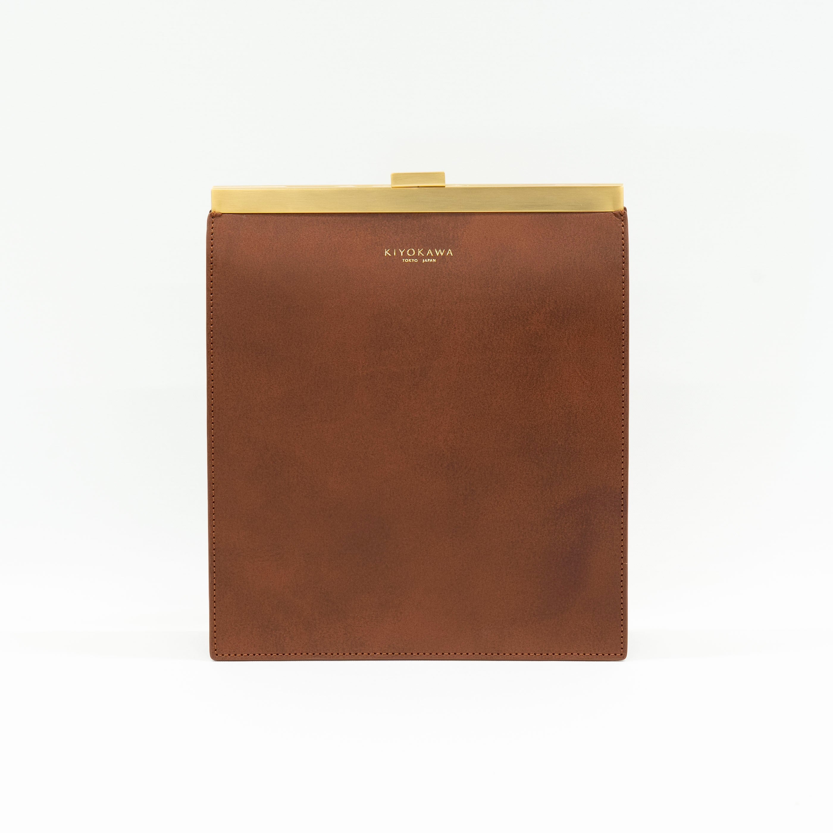 牛革ヌメ　口金ショルダーバッグ【AUD002】