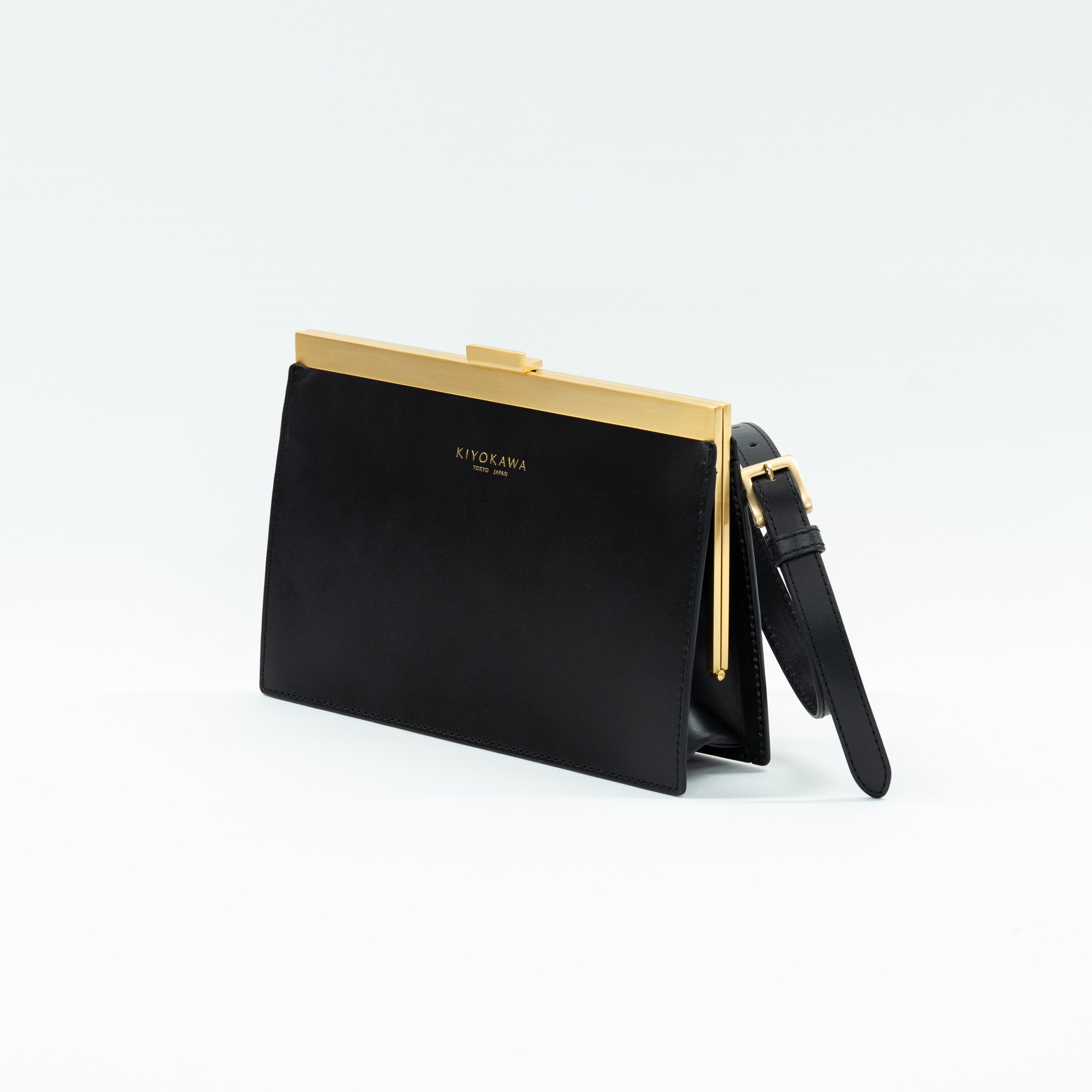 牛革ヌメ　口金クラッチ【AUD001】