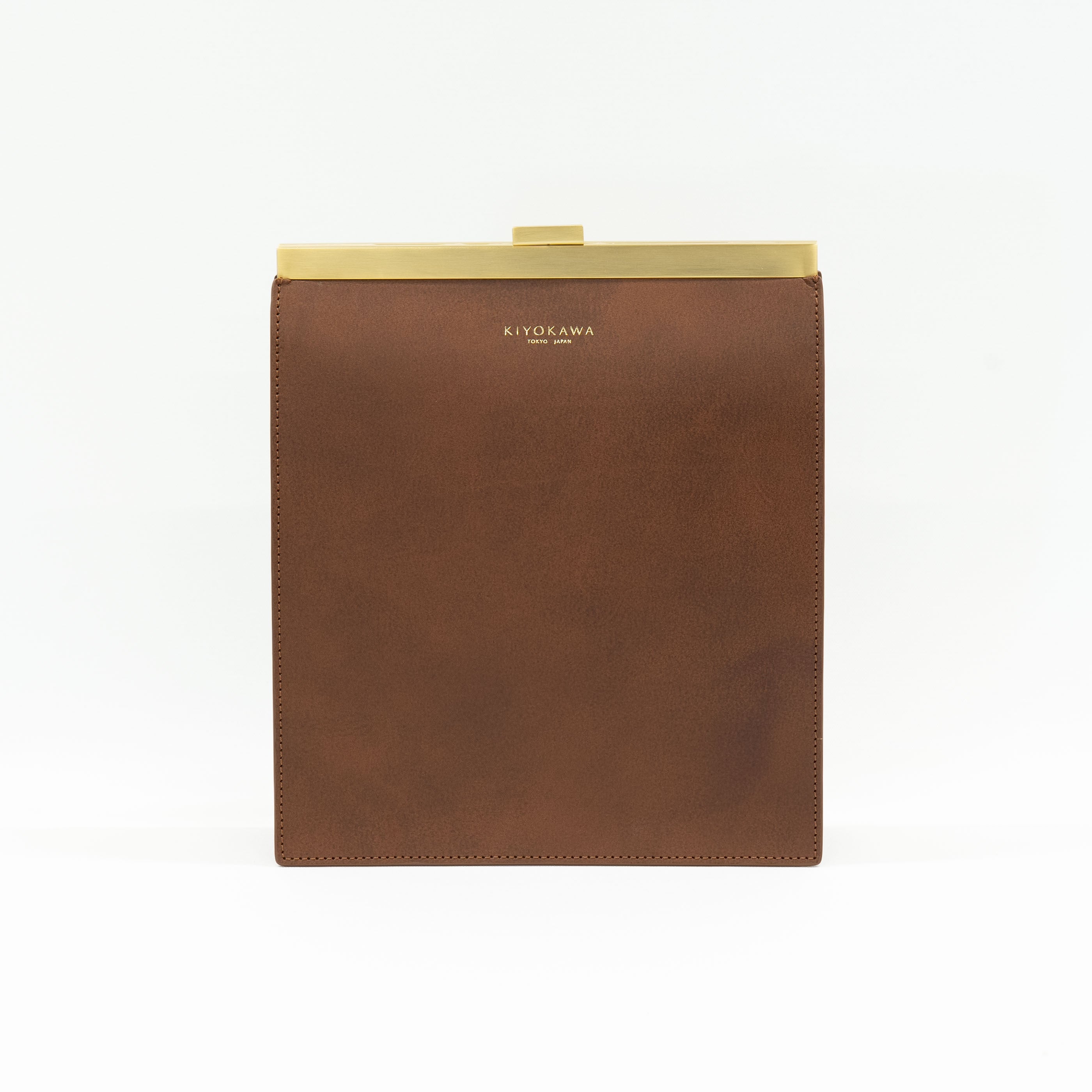 牛革ヌメ　口金ショルダーバッグ【AUD002】