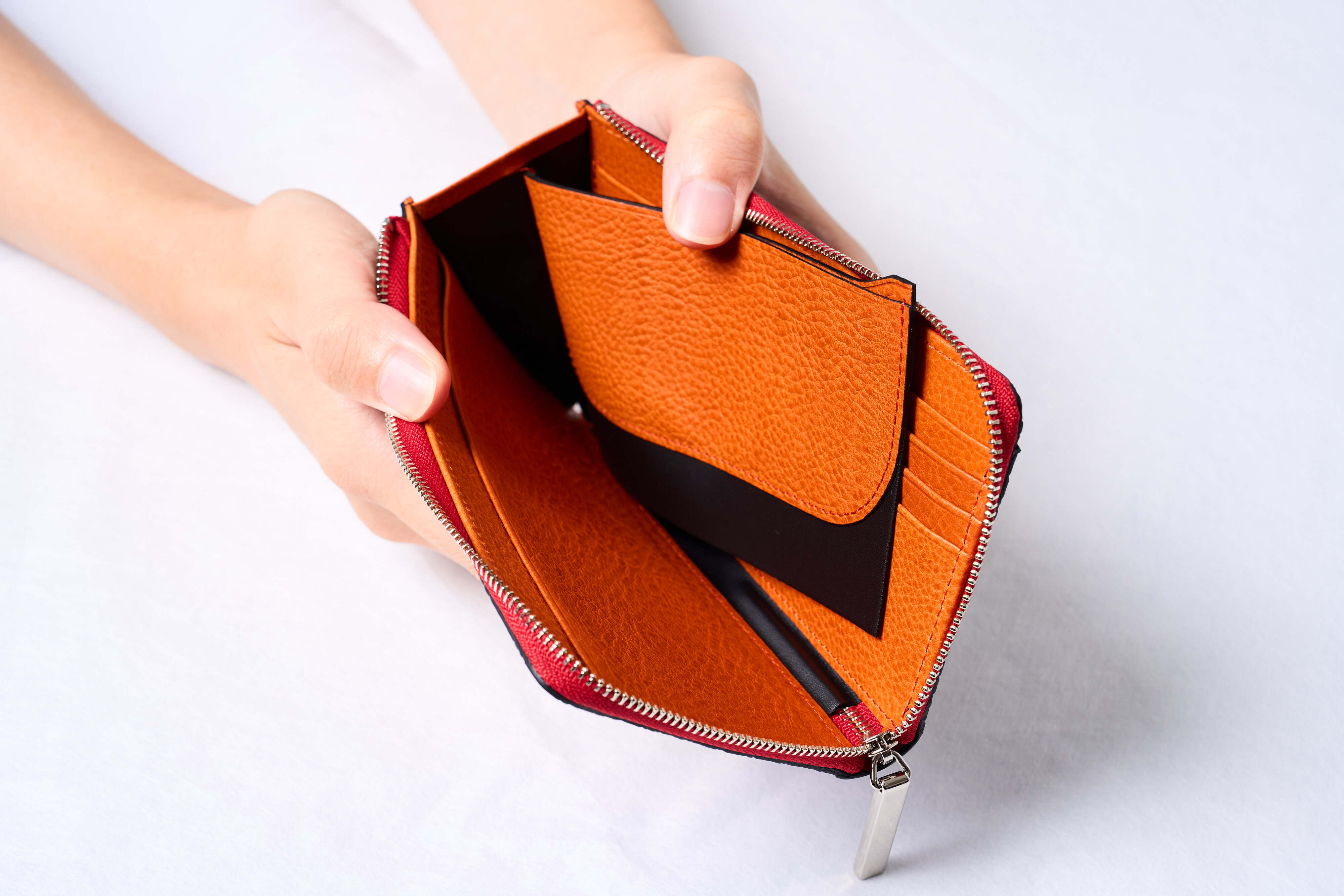 コンパクトL字ファスナー付き財布