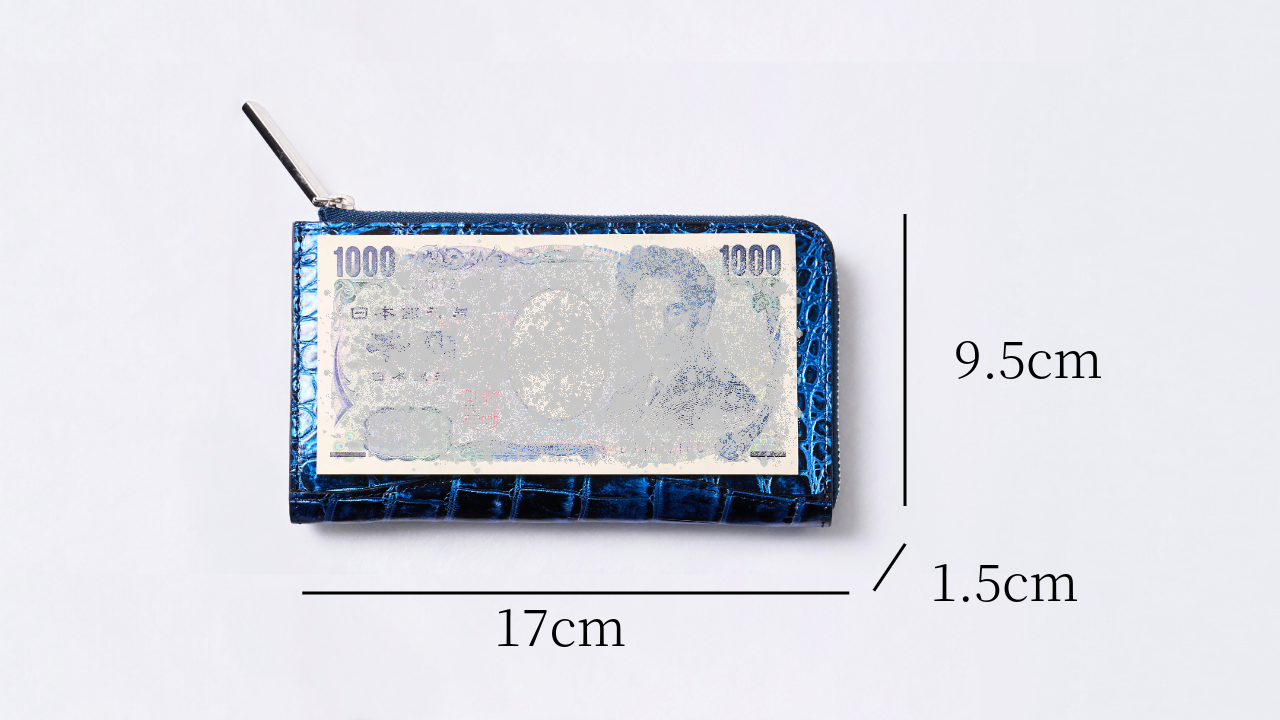 コンパクトL字ファスナー付き財布