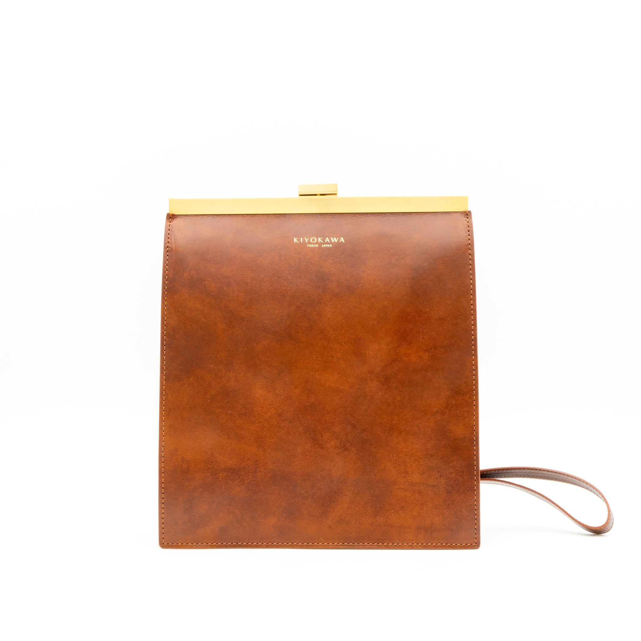 牛革ヌメ　口金ショルダーバッグ【AUD002】