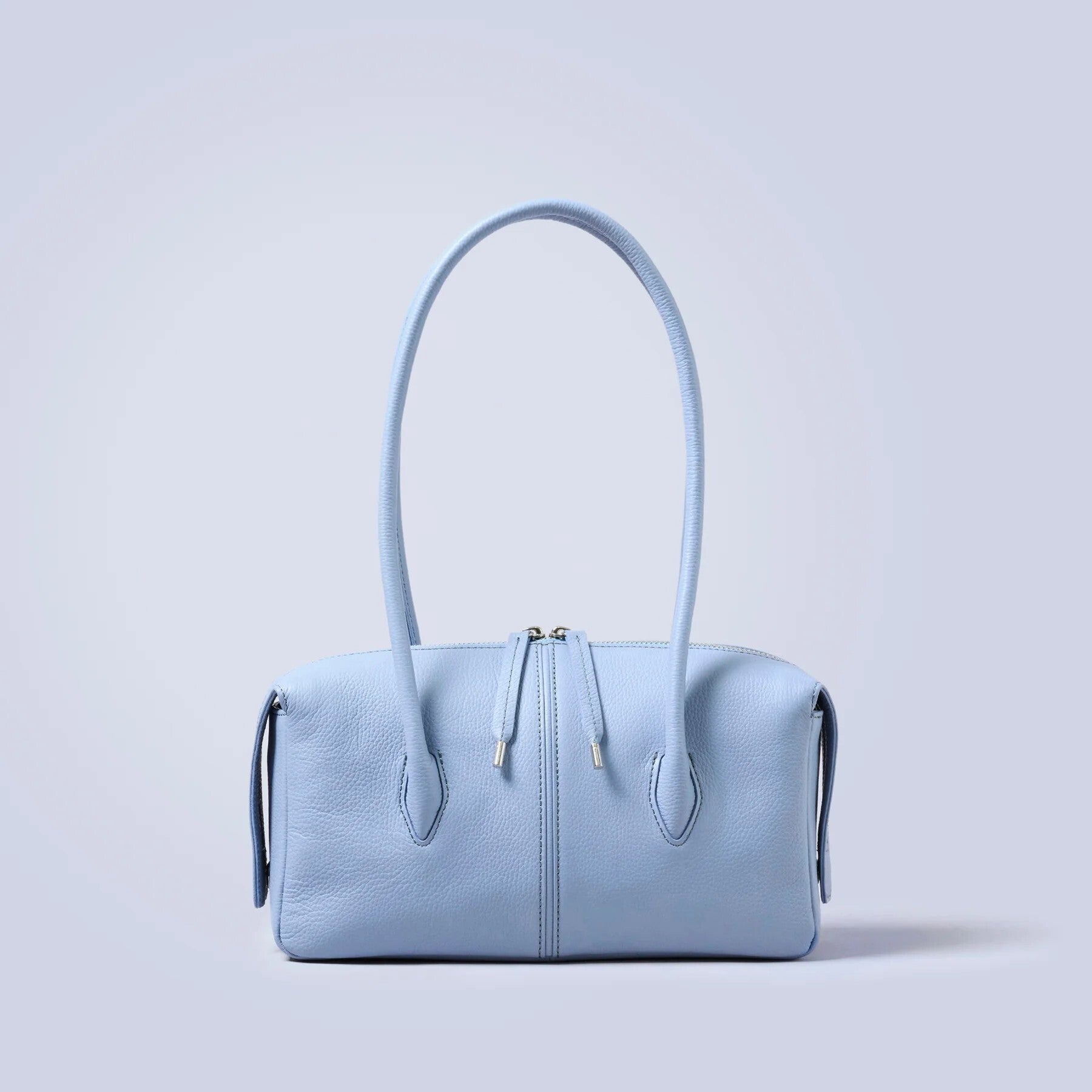 牛革シュリンク　横長ボストンバッグ【SOP005】